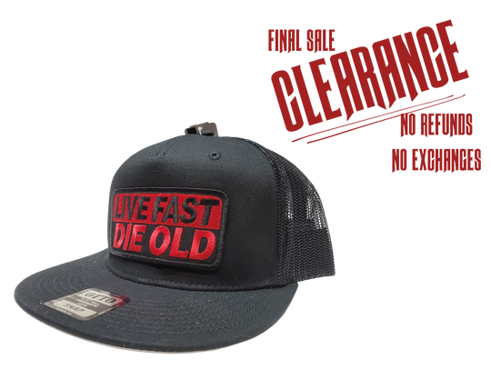 Live Fast Die Old Cap