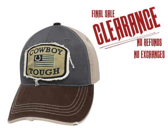Cowboy Tough Flag Cap
