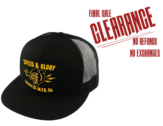 Lucky 13 Panther Head Cap