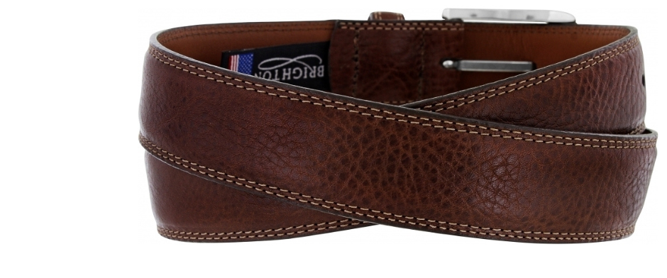 Ventura Classic Leather Dress Belt by Brighton CLOSEOUT! ONLY BROWN LE Buckle and Hide Leather Ventura Classic Leather Dress Belt by Brighton CLOSEOUT! ONLY BROWN LE Buckle and Hide Leather