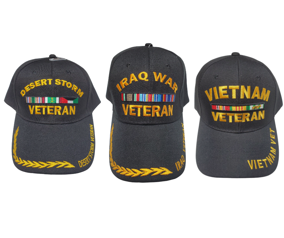 We have have Vets in our shop every day from the Marines, Air Force, Army and the Navy. Most of them are in Veteran Bike clubs. We appreciate them for what they have done for us! These caps are in stock at our Smyrna, Tn store.