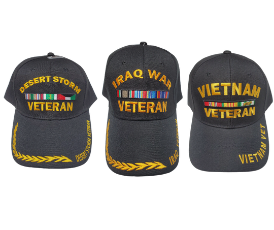 We have have Vets in our shop every day from the Marines, Air Force, Army and the Navy. Most of them are in Veteran Bike clubs. We appreciate them for what they have done for us! These caps are in stock at our Smyrna, Tn store.