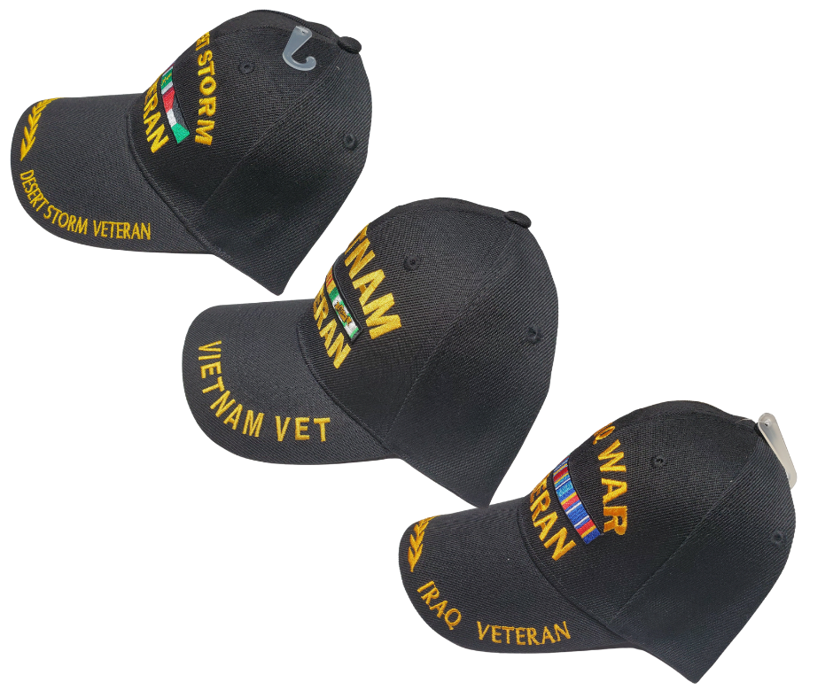 We have have Vets in our shop every day from the Marines, Air Force, Army and the Navy. Most of them are in Veteran Bike clubs. We appreciate them for what they have done for us! These caps are in stock at our Smyrna, Tn store.