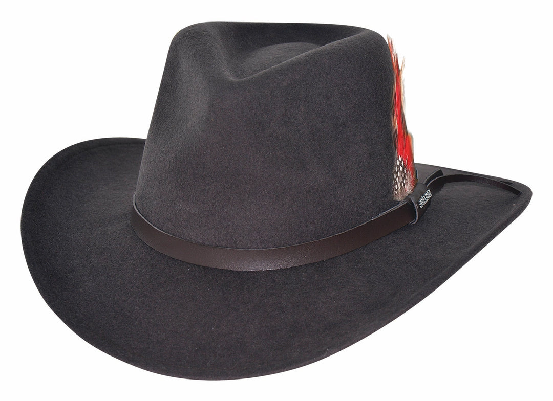The Akubra Wool "Crushable" Outback Hat
