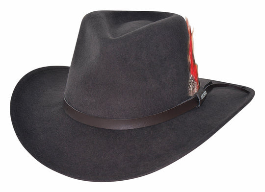 The Akubra Wool "Crushable" Outback Hat