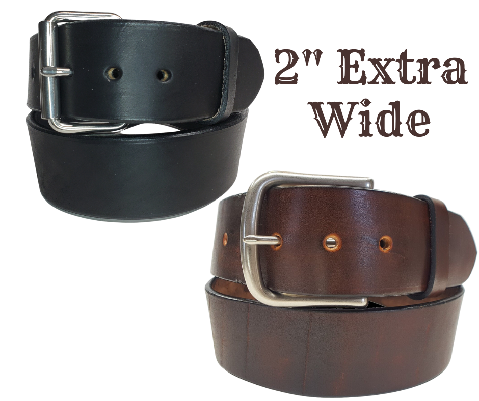 The Yuma 2 Heavy Extra Wide Bridle Leather Belt