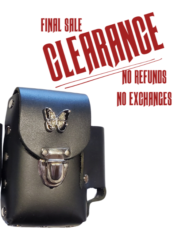 Butterfly Cigarette & Lighter Case  CLOSEOUT!!