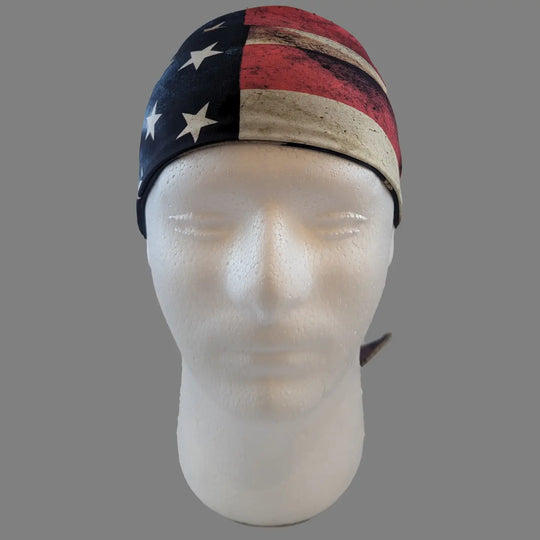 USA Flag Tie Back Head Wrap CLOSEOUT!