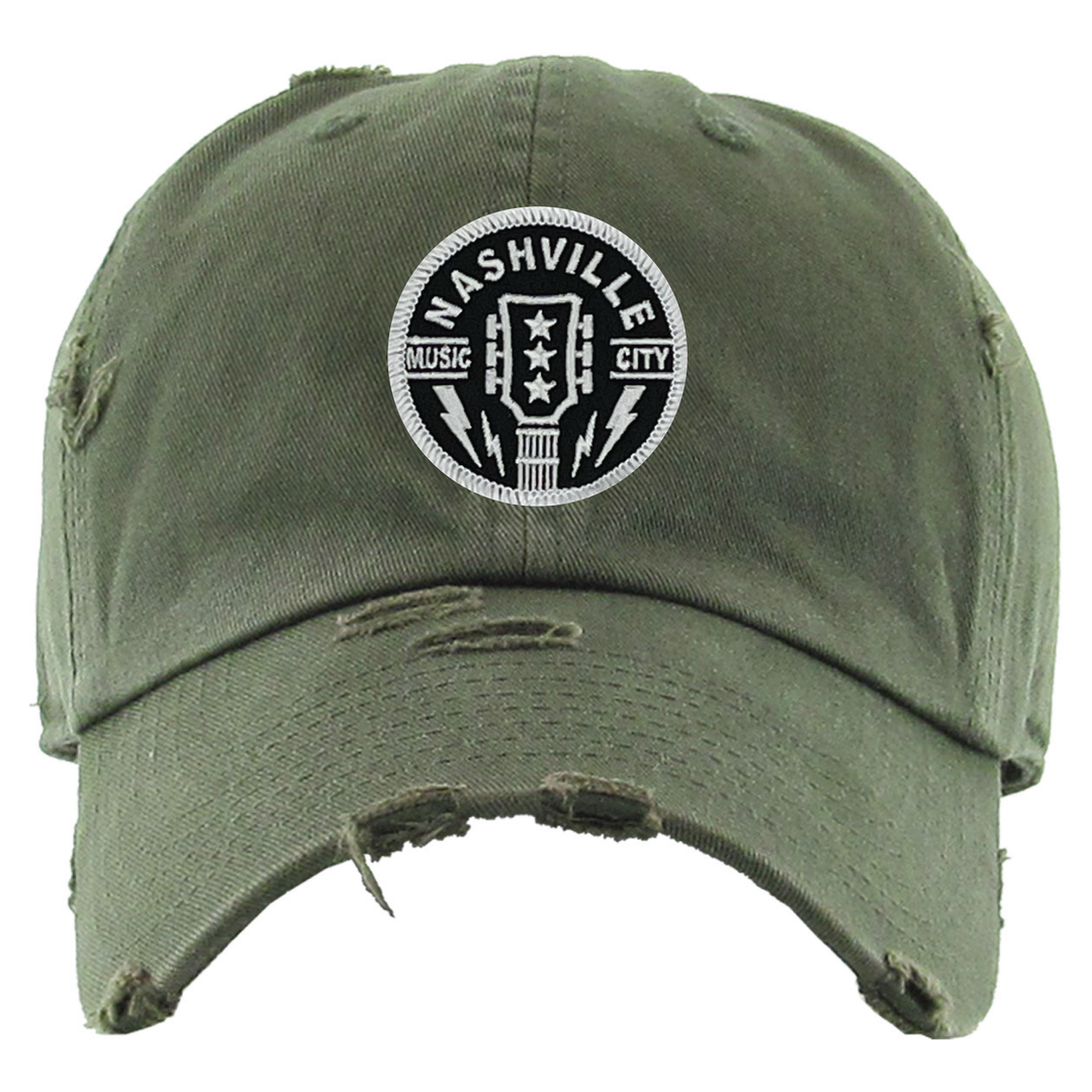 Nashville Music City Guitar Cap