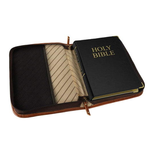 Bible Cover Herringbone Medium