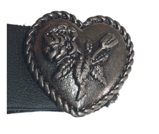 Vest Chains...a great accessory for your vest. Sure they look great but they offer some great options for your riding. In our experience most folks will use at least 2 but some will go with more, it's your choice. These options are the basic chrome plated double chain with leather ends (with exception of Single Chain). The average length is approx. 4"- 4 1/2" long. Snaps are attached with a leather folded part. Please note the ladies vests snap opposite side to the men. Each Sold Individually. 