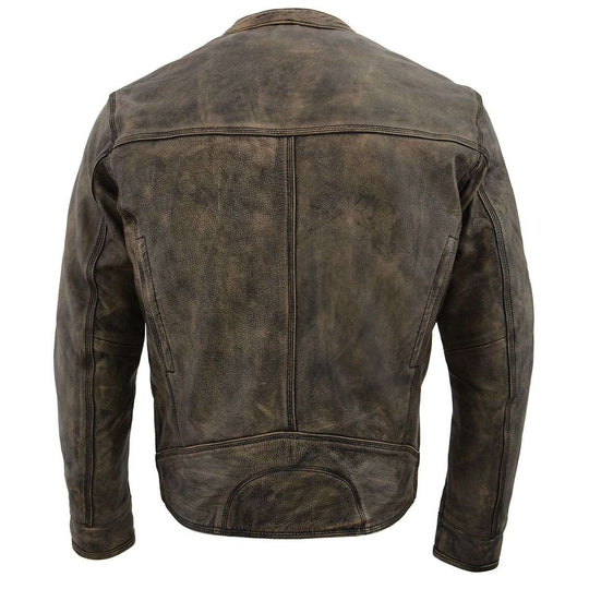 The" Phoenix" is our Classic Brown leather motorcycle jacket has everything you need for riding, including a cool style. Available in sizes small through 5x, it can be purchased at our shop in Smyrna, TN, near Nashville. With multiple zippered pockets and vents, a zip out liner, and a tab collar and zippered front, it also has snaps and zippers at the wrists. Don't forget to check out our matching gloves to complete your look