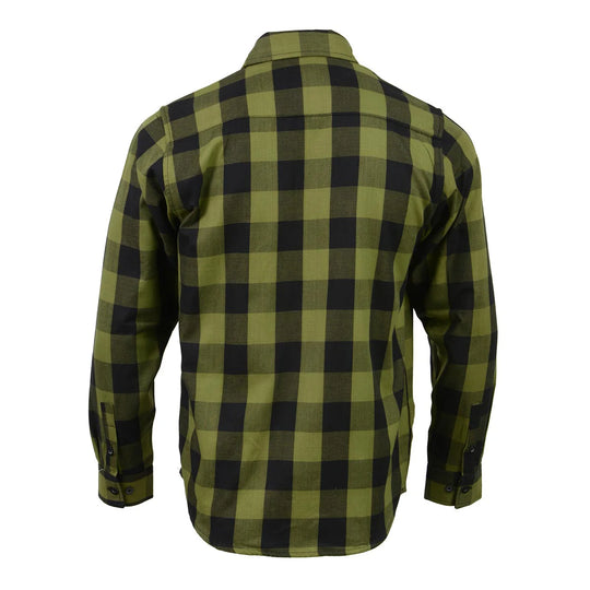 Milwaukee Checkered Black and Green Flannel Shirt