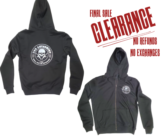 Stay visible in the dark with our 1782 REFLECTIVE Hoodie. Featuring two front pockets and a zipper closure, as well as The 1789 2nd graphic on the left chest and a large graphic on the back. The head cover is also lined with soft cotton for a comfortable fit. Now available at our Smyrna, TN store.