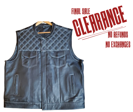 White Diamond Club Vest CLOSEOUT!