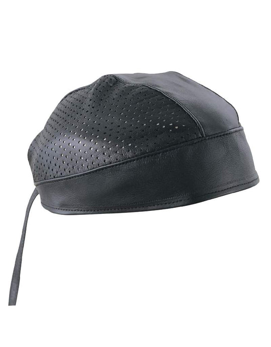 Perforated Leather Tie Back Head Wrap CLOSEOUT!