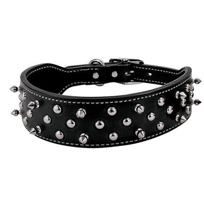 Spikes/Studs Harness Leather Dog Collar