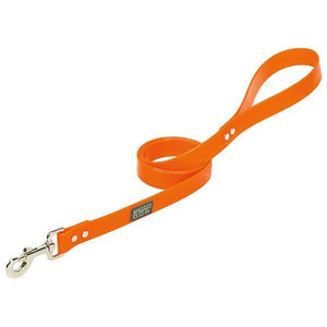 Ideal for your active canine, this leash is constructed from rugged Brahma Webb® for ultimate durability and performance. Weather-resistant, low-maintenance, and easy-to-clean, Brahma Webb® performs flawlessly in any terrain and looks great while doing it. Extra-durable anodized aluminum dee and coordinating snap withstand rugged use.