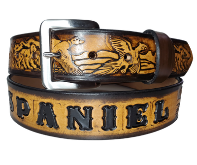 The "Gamebird" Leather Belt