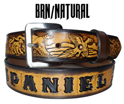 The "Gamebird" Leather Belt