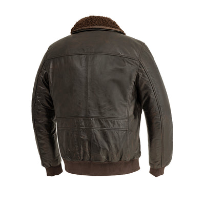 Soft Naked Buffalo Leather WW2 Bomber Jacket. Removable faux shearling collar Polyester and satin lining Two inside zipper pockets Two drop down pockets Two side hand pockets Front closure with snaps and main zipper Lifetime Warranty on Hardware Clean by Leather Specialist. Available at our Smyrna, TN shop just outside of Nashville.