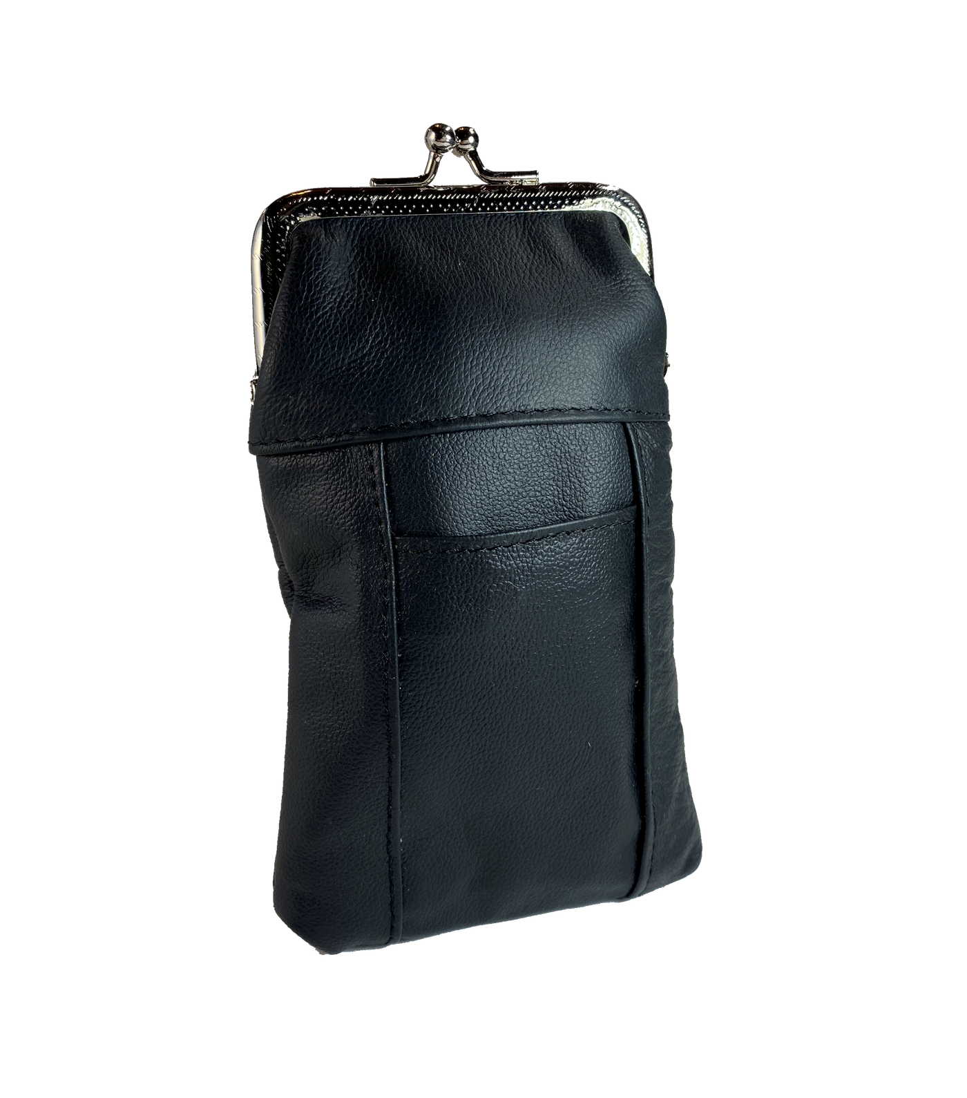 This is a versatile case it has a top pocket with clasp closure, plus a small slot for a bic style lighter pocket. Great for lots of stuff in a small compact case. Choose solid Black or Earth tones. Since we buy these assorted we will send whichever browns we have in stock.