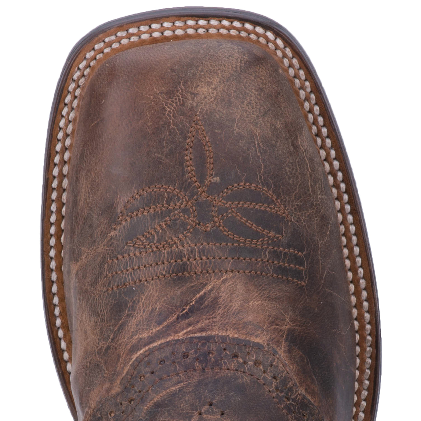 It's no wonder the Cowboy Certified Franklin boot is the most popular style in the line. This rugged, yet refined boot features a sand mad cat leather foot and black leather shaft. Fully leather lined with an Ultimate Gel-Flex insole, double-stitched welt, broad square toe, and 7/8” Stockman heel.  Style: DP2815