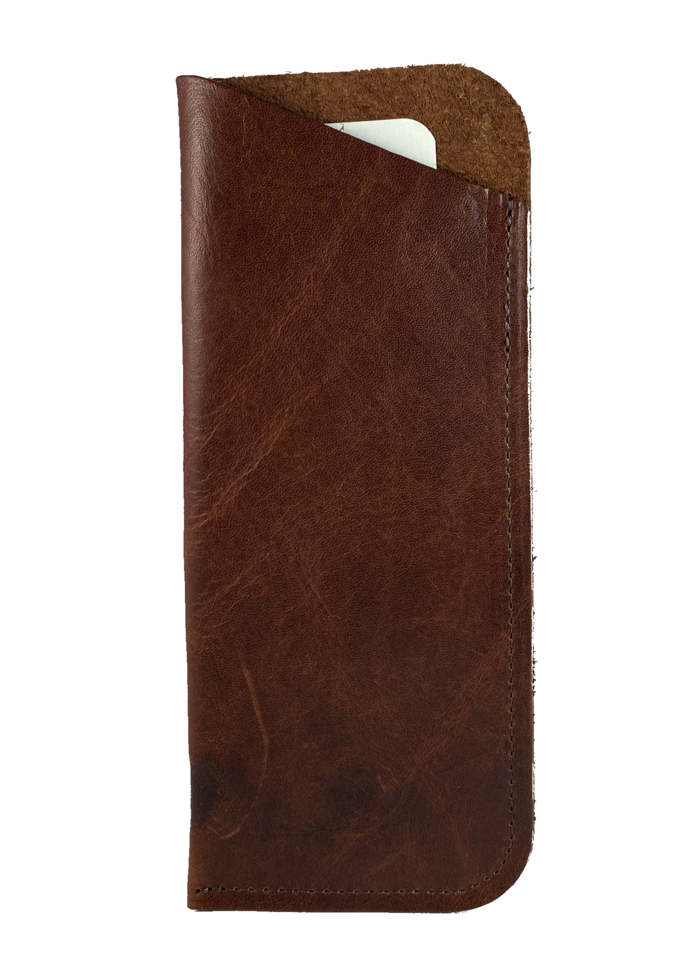 Made in USA Soft Leather eyeglass cover. Available in Black or Assorted Brown. BUY MORE and SAVE!
