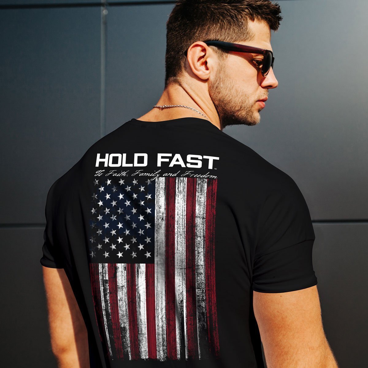 Hold Fast American Flag T-Shirt