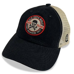 Still enjoy livin' in the Fast Lane? Then you need the Old Guys Rule Race Team cap. Our cap design is NOT for the man who has given up on life. On the contrary, it’s the man that keeps looking better and better with age and challenges everything that life’s throwing at him! Available online and in our retail shop in Smyrna, TN.