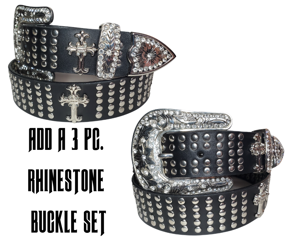 The "Redemption" Studded Leather Belt
