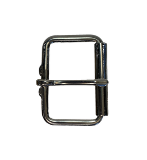 A alternative to our other buckles we offer. Heavy stainless steel basic buckle with a roller for smoother fitting. Great for tool belts. Fits any of our snapped 1 1/2" belts. Sold online and in our shop in Smyrna, TN, just outside of Nashville.