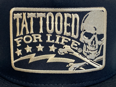 Tattooed for Life Flat Bill Snapback Cap