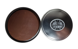 Made in our shop in Smyrna, TN just outside Nashville TN. Real cowhide approx. 3/16"thick in a 3 5/8" diameter coaster. 10 coasters in a tin case. Great for groomsmen gifts, Weddings, Events and more. Contact us for bulk purchases of 50 or 500...   