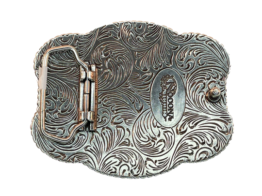 The Crazy Horse Chief Belt Buckle Buckle and Hide Leather LLC