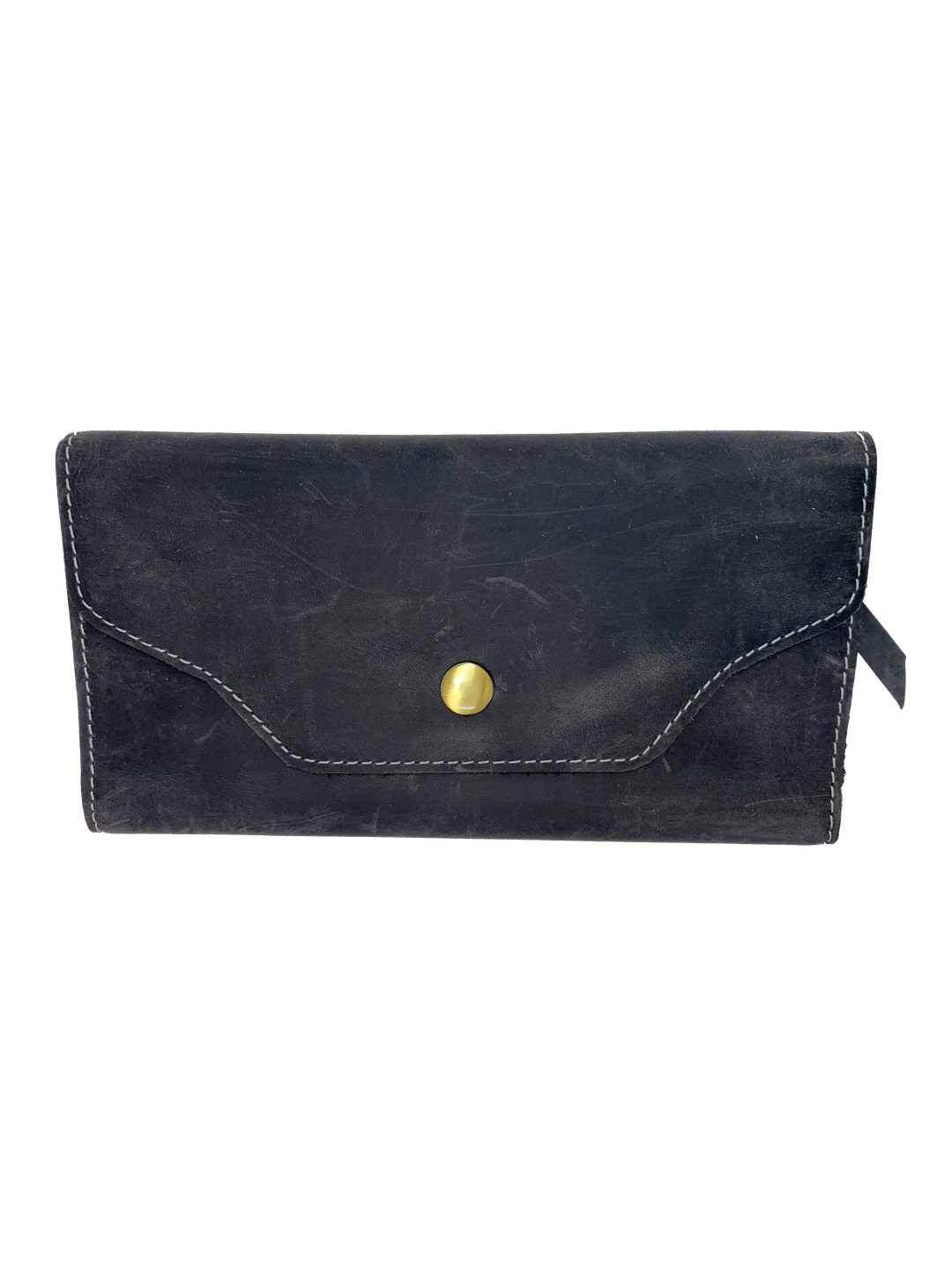 Leather Long Clutch Style Wallet with 4 card slots, I.D. slot, cash and coin pocket, zippered pocket. A convenient way to keep everything you need in one place! Imported and Buckle and Hide Approved! Available in Distressed Brown, Grey, Turquoise. Check'em out at out Smyrna, TN down I24 from Nashville.