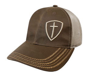 This handsome cap says a lot about the character of its wearer...without saying a word. The cross is meaningful and carries weight with just a glance. Send a message about what this symbol means to you every time you wear this topper, and share the Good News with others when you have the chance. Ask God for the opportunity, and He will help you with the words.