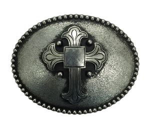 Bring a touch of old-world craftsmanship to your outfit with "The Calvary" Belt Buckle. Its intricately-designed, ornate cross adds a unique, classic look to any ensemble. Crafted with attention to detail, this buckle is sure to be a head-turning piece. Available at our Smyrna,TN shop