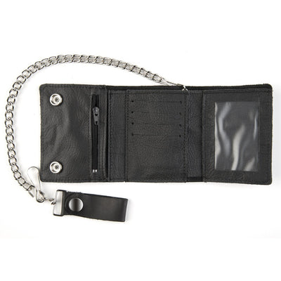 Trifold Chain Wallet