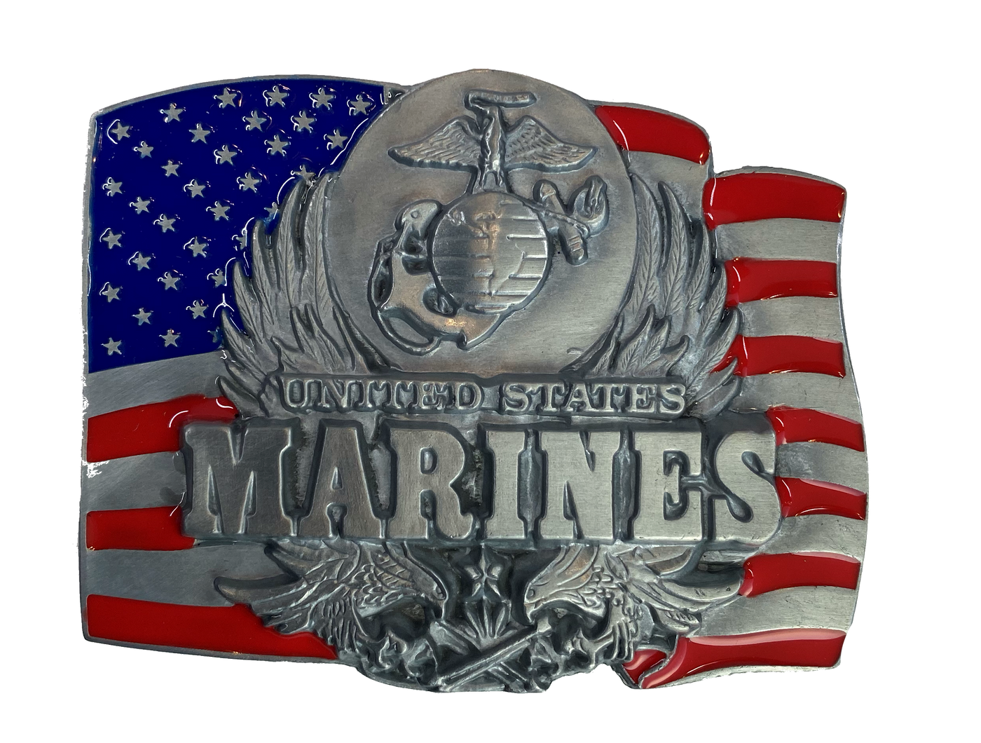 Marines Flag Belt Buckle